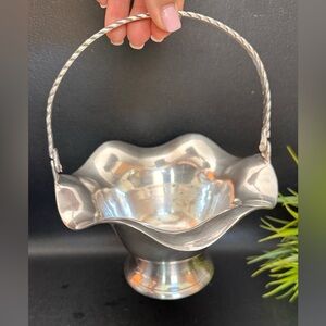 Vintage Decorative Brass Baskets